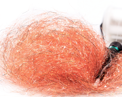 Baitfish ULTRA Sparkle Dubbing, Salmon UVR / 46 Baitfish ULTRA Sparkle Dubbing, Salmon UVR / 46